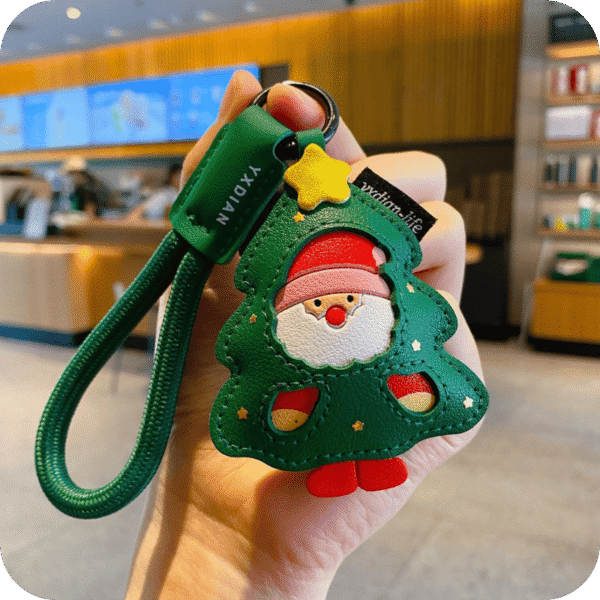 Christmas Leather Pendant